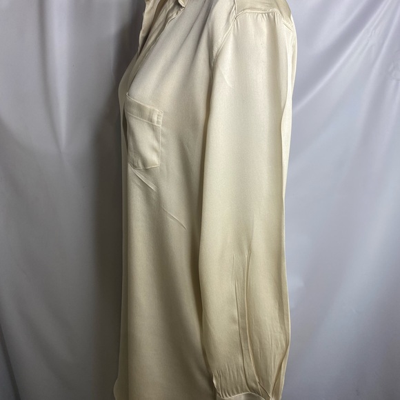 Frank Eileen size XS NWOT silk’s styles mart shirt dress button down women’s - Picture 9 of 12
